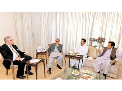 political discussion us consul general meets pml q leaders political discussion us consul general meets pml q leaders