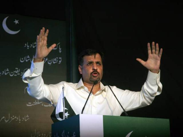 mustafa kamal addresses a press conference in karachi on march 23 2016 photo athar khan express mustafa kamal addresses a press conference in karachi on march 23 2016 photo athar khan express