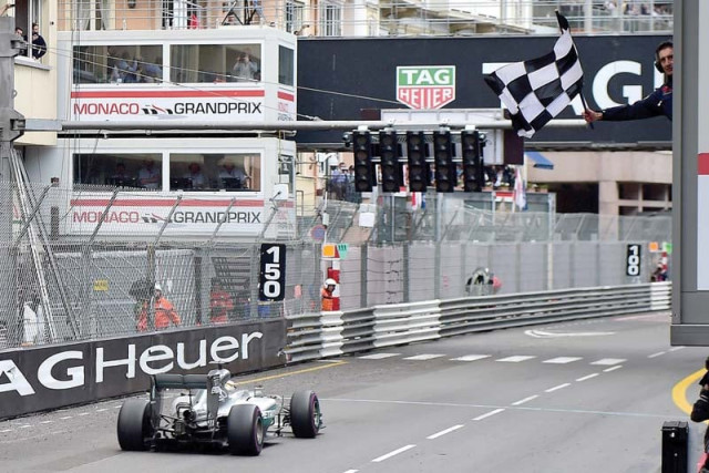 hamilton races towards the finish line at the monaco grand prix with the victory he recorded his first win of the season and also his first since the us grand prix in october last year photo afp hamilton races towards the finish line at the monaco grand prix with the victory he recorded his first win of the season and also his first since the us grand prix in october last year photo afp