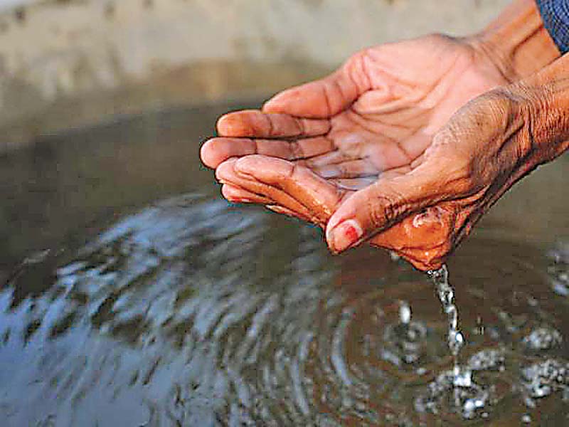 the water supply scheme was initiated in 2006 but the contractor left halfway after laying substandard pipes and getting significant portion of project amount photo afp