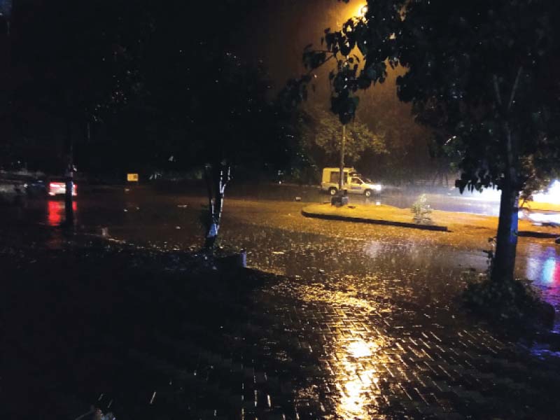 given the fact that hail was a rare occurrence in the middle of peak summer season most locals were of the opinion that in the long term it was a matter of concern photo emran abbas express