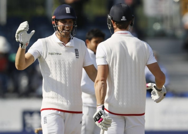 england 039 s nick compton and alastair cook celebrate as they win the series over sri lanka on may 30 2016 at emirates durham icg photo reuters england 039 s nick compton and alastair cook celebrate as they win the series over sri lanka on may 30 2016 at emirates durham icg photo reuters