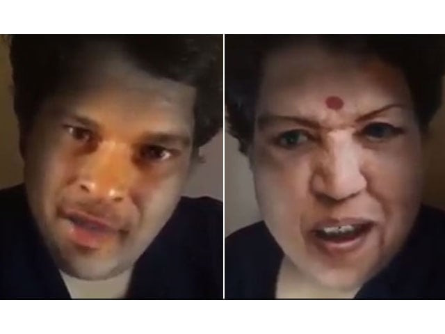 screen grab from tanmay facebook video screen grab from tanmay facebook video