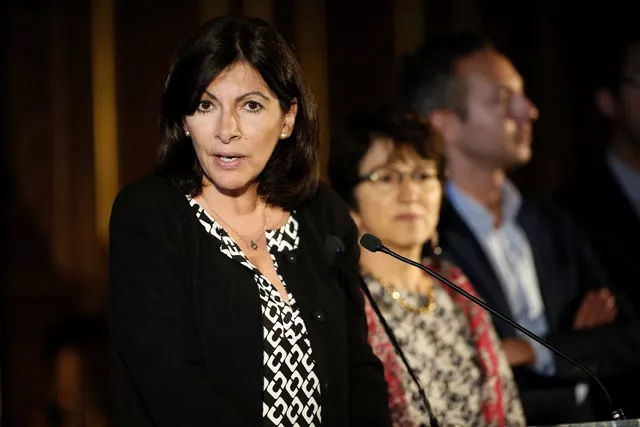mayor of paris anne hidalgo gives a press conference regarding the creation of an official camp to welcome migrants on may 31 2016 in paris photo afp mayor of paris anne hidalgo gives a press conference regarding the creation of an official camp to welcome migrants on may 31 2016 in paris photo afp