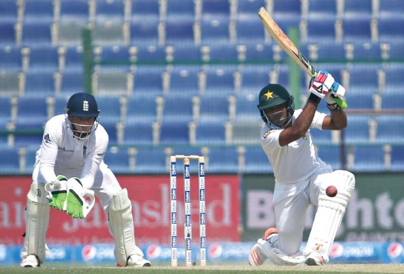 pakistan defeated england 2 0 in a three test series last year and shafiq says they will be using that to their advantage photo afp