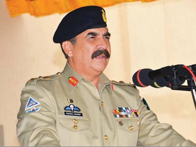 a file photo of general raheel sharif photo ispr