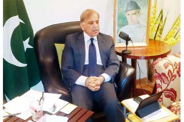 chief minister shahbaz sharif conducting a video conference from london to review the progress of agricultural package photo inp chief minister shahbaz sharif conducting a video conference from london to review the progress of agricultural package photo inp