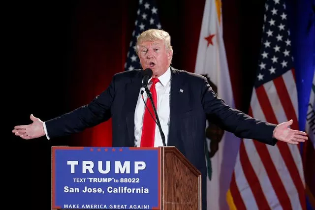 us republican presidential candidate donald trump speaks at a campaign rally in san jose california us june 2 2016 photo reuters us republican presidential candidate donald trump speaks at a campaign rally in san jose california us june 2 2016 photo reuters