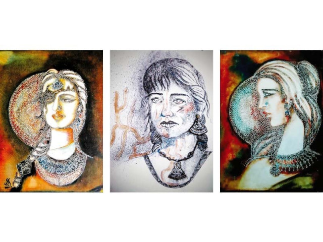 paintings by arif khan photo courtesy arif khan paintings by arif khan photo courtesy arif khan