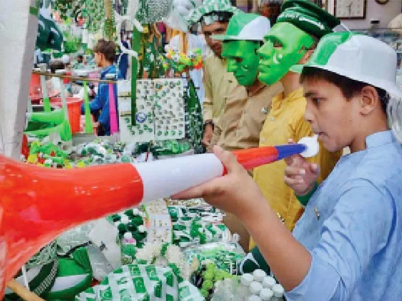 youngsters can be seen purchasing patriotic merchandise as they celebrate the 73rd independence day in peshwar with zeal and fervour photo app youngsters can be seen purchasing patriotic merchandise as they celebrate the 73rd independence day in peshwar with zeal and fervour photo app