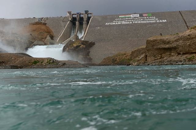 in this photograph taken on june 2 2016 the salma hydroelectric dam is seen at chishti sharif in afghanistan 039 s herat province photo afp aref karimi