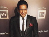 wasim akram launches perfume on 50th birthday at star studded event