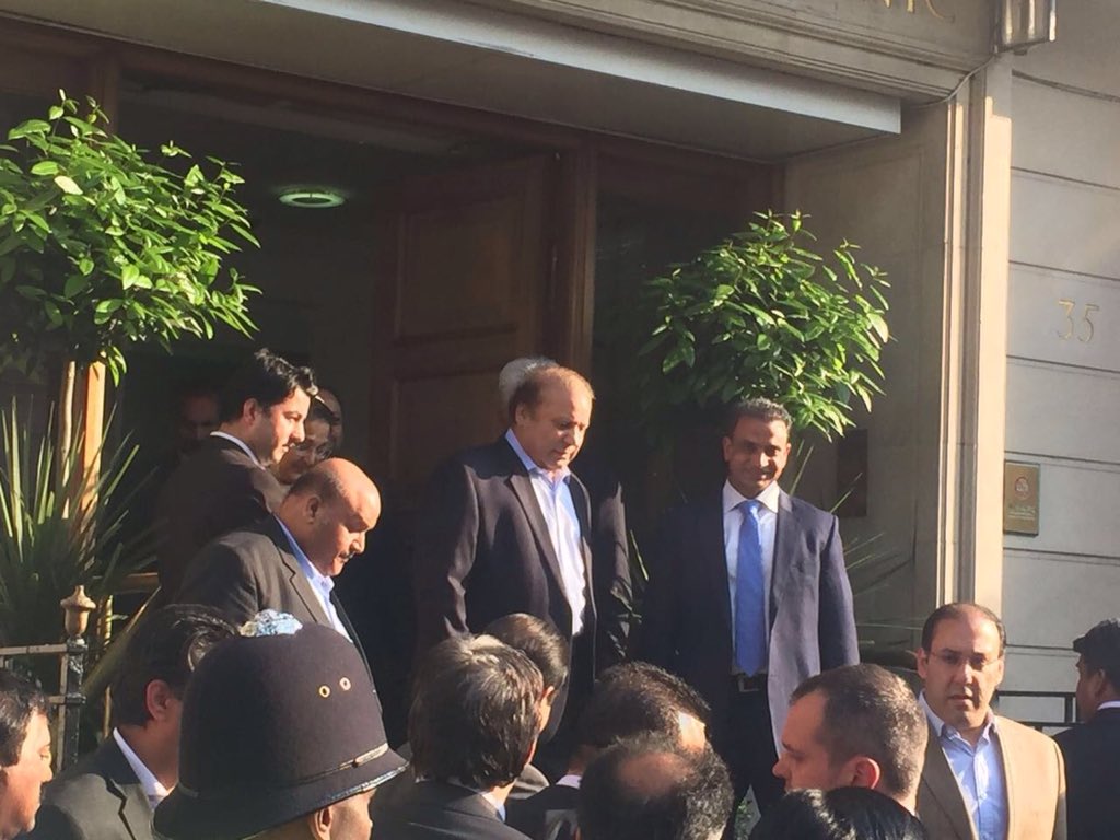 prime minister nawaz sharif discharged from hospital in london on monday photo maryam nawaz sharif