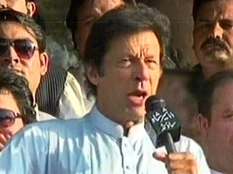 express news screen grab of chairman pakistan tehrik e insaf imran khan addressing an election rally in palandri azad kashmir on june 6 2016