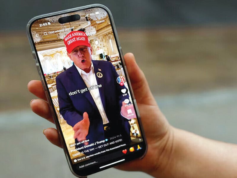 tiktok did not address trump s call for part american ownership of the app photo file