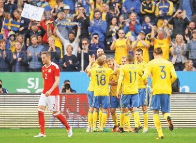 euro 2016 tune ups victory is swede as zlatan has rare off night