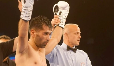 muhammad waseem with his world boxing association world gold title belt photo courtesy muhammad waseem