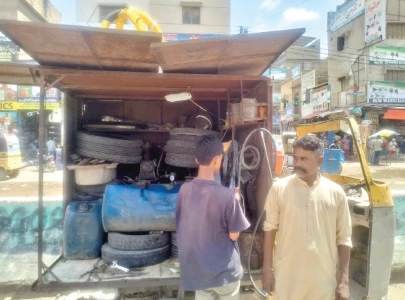 mobile puncture shop eases commuters woes mobile puncture shop eases commuters woes