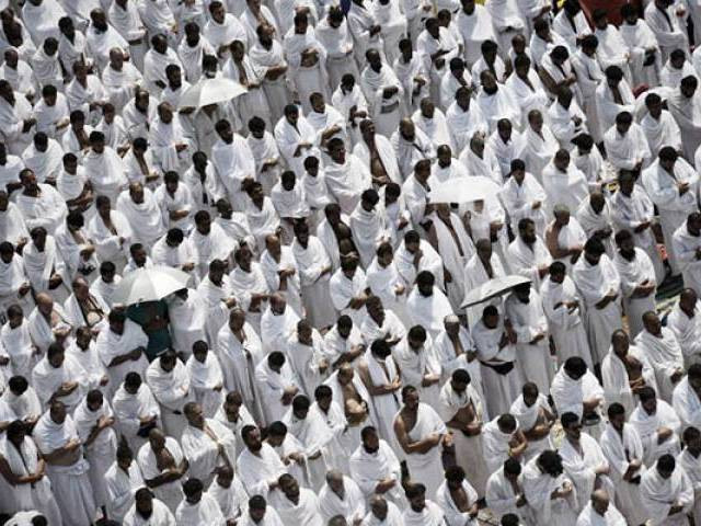 pilgrims during the hajj in makkah photo afp