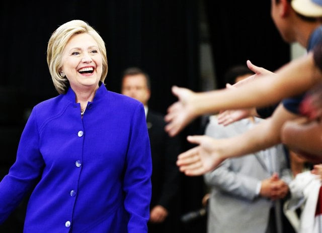 hillary clinton has received commitments from enough delegates to clinch the democratic presidential nomination according to the associated press and us networks ensuring she will be the first woman to lead a major us party in the race for the white house afp photo hillary clinton has received commitments from enough delegates to clinch the democratic presidential nomination according to the associated press and us networks ensuring she will be the first woman to lead a major us party in the race for the white house afp photo