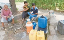 water crisis hits 14 pindi localities water crisis hits 14 pindi localities