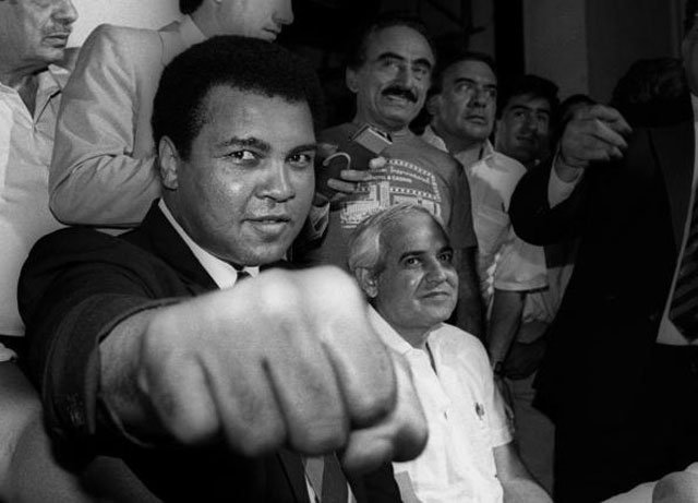 quot during the event ali shouted out to the audience and said 039 is there anybody who will box with me in india quot photo reuters