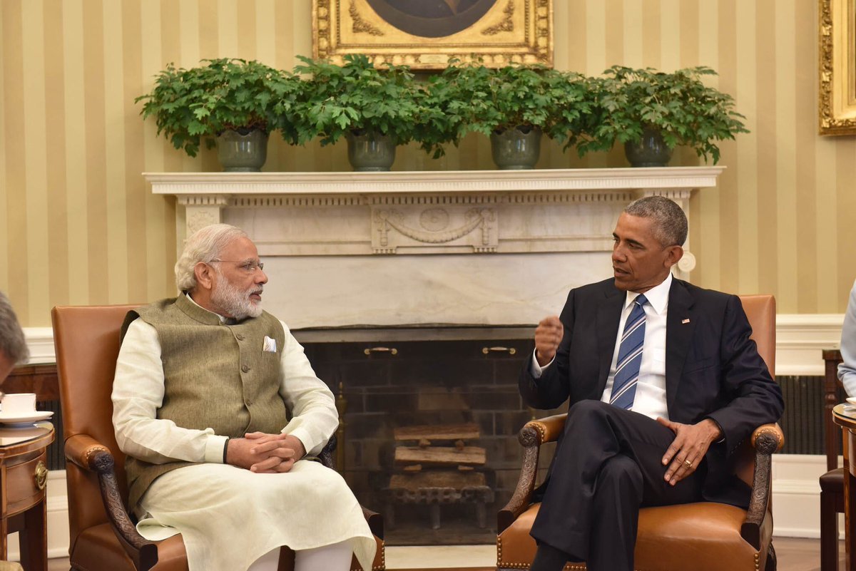 us president barrack obama meets narendra modi photo twitter narendramodi