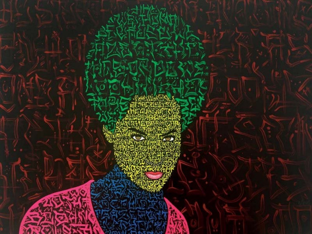 contrary to the common idea that graffiti has to be loud and bold abdullah ahmed khan s work is very abstract and toned down photos courtesy sanat gallery contrary to the common idea that graffiti has to be loud and bold abdullah ahmed khan s work is very abstract and toned down photos courtesy sanat gallery