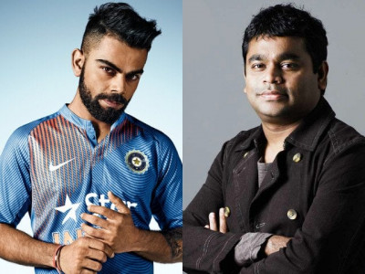 virat kohli turns rapper for ar rahman