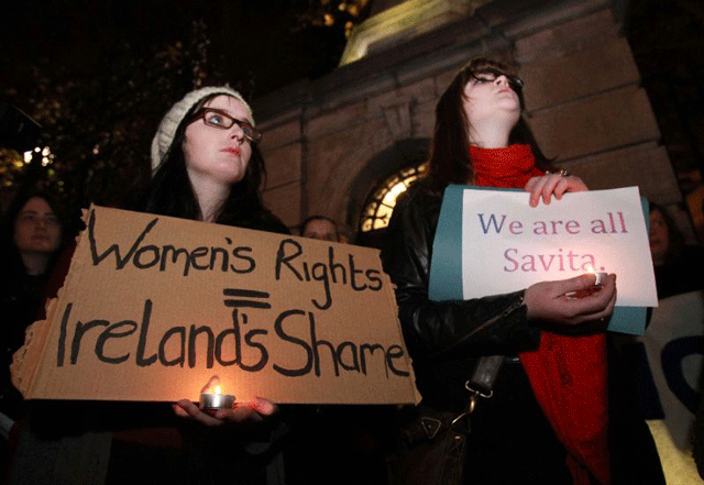 ireland has some of europe 039 s most restrictive abortion laws and the issue is deeply divisive in the majority catholic country photo afp