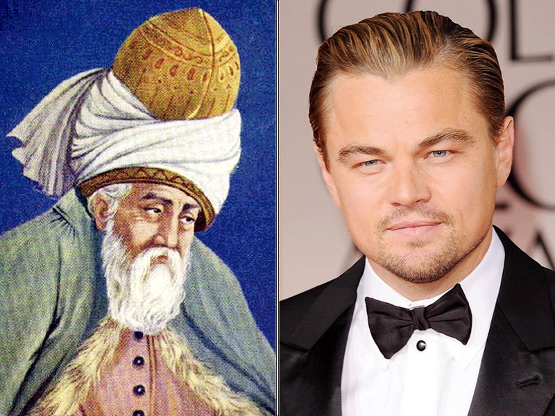 rumi fans on twitter said leo looks nothing like the khorasan born mystic photo file