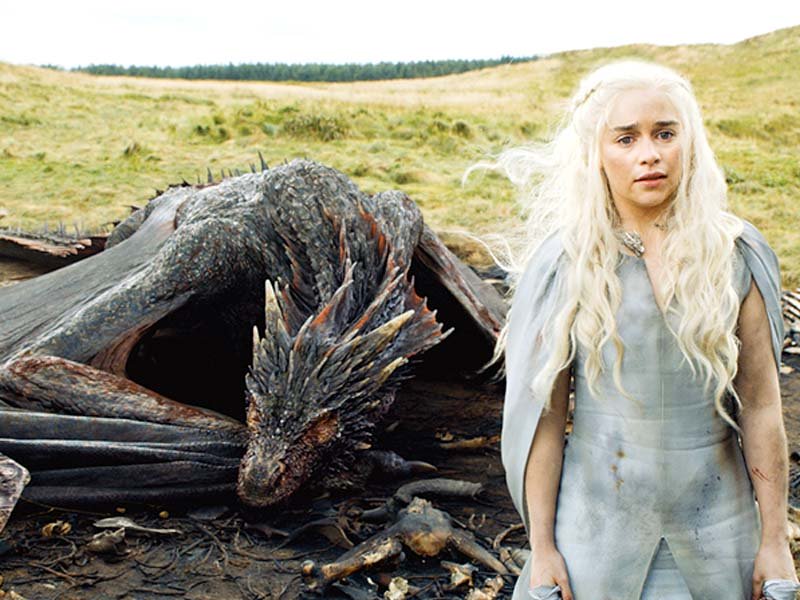 emilia clarke who plays daenerys targaryen is one of the most prominent characters of the show photo file