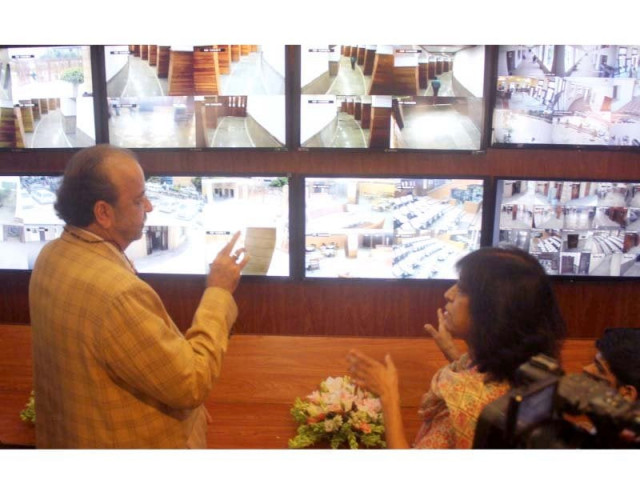 sindh assembly speaker agha siraj durrani takes a look at the centralised cctv monitoring room at the sindh assembly building on thursday photo ppi sindh assembly speaker agha siraj durrani takes a look at the centralised cctv monitoring room at the sindh assembly building on thursday photo ppi