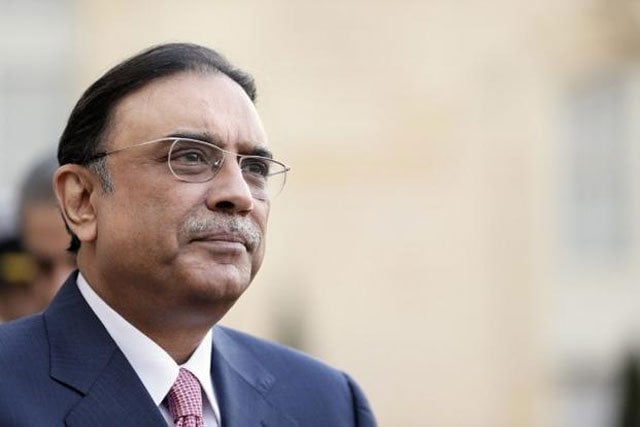 asif zardari photo file