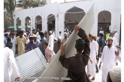 six killed as awning collapses at mosque six killed as awning collapses at mosque