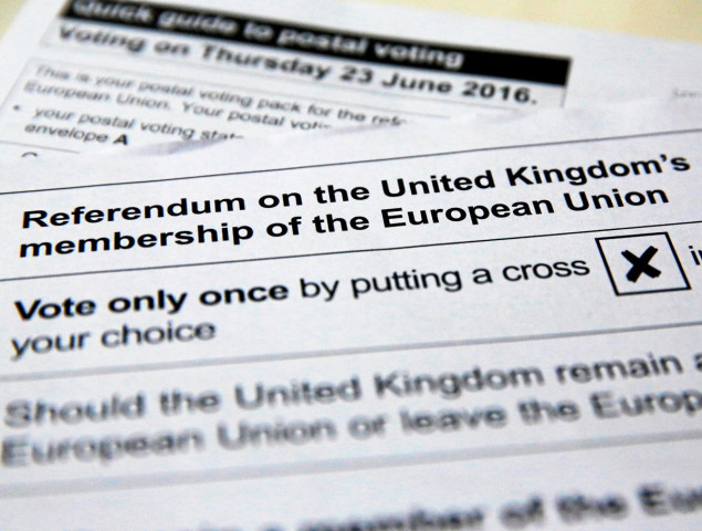 illustration picture of postal ballot papers june 1 2016 ahead of the june 23 brexit referendum when voters will decide whether britain will remain in the european union photo reuters illustration picture of postal ballot papers june 1 2016 ahead of the june 23 brexit referendum when voters will decide whether britain will remain in the european union photo reuters