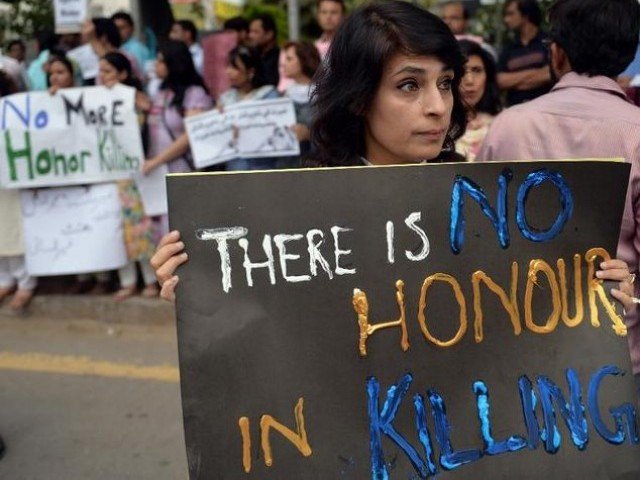 file photo of woman in pakistan during a protest in islamabad photo afp