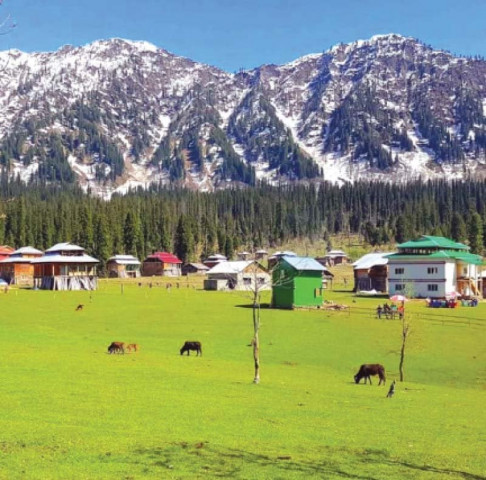 adventurers on their way to arang kel neelum valley below scenic beauty of surrounding areas photo express adventurers on their way to arang kel neelum valley below scenic beauty of surrounding areas photo express