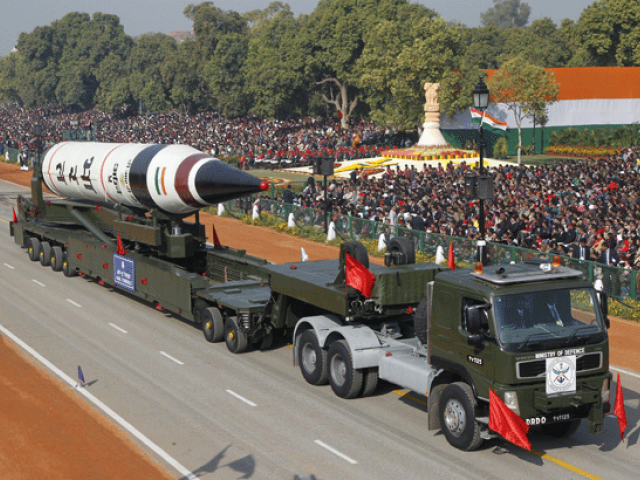 a surface to surface agni v missile displayed during the republic day parade in new delhi india on january 26 2013 photo reuters