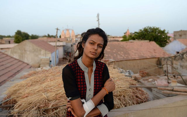 in this photograph taken on june 12 2016 indian business student zarna joshi poses in the village of charadava some 170km from ahmedabad photo afp in this photograph taken on june 12 2016 indian business student zarna joshi poses in the village of charadava some 170km from ahmedabad photo afp