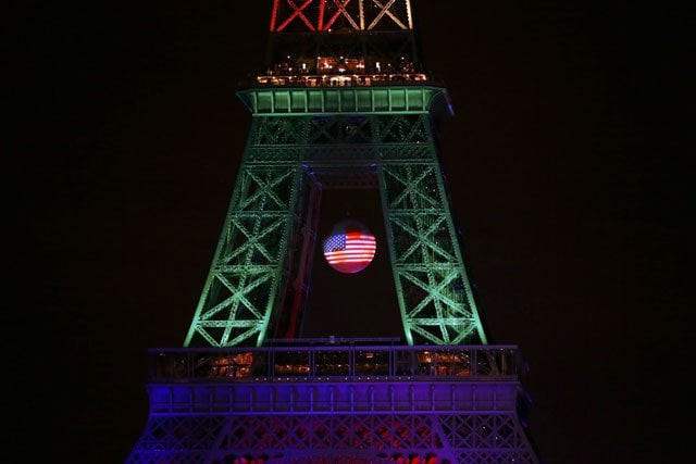 the american flag is projected onto a giant soccer ball at the eiffel tower in memory of the victims of the gay nightclub mass shooting in orlando in paris france june 13 2016 photo reuters gonzalo fuentes the american flag is projected onto a giant soccer ball at the eiffel tower in memory of the victims of the gay nightclub mass shooting in orlando in paris france june 13 2016 photo reuters gonzalo fuentes