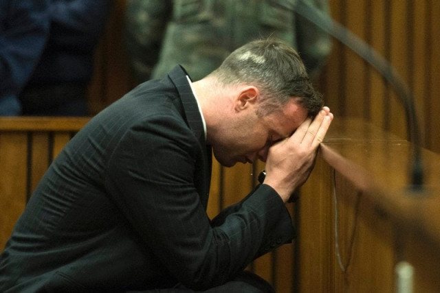 oscar pistorius breaks down at the pretoria high court on june 14 2016 photo afp oscar pistorius breaks down at the pretoria high court on june 14 2016 photo afp