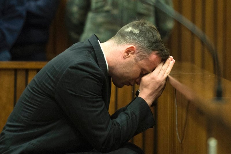 oscar pistorius breaks down at the pretoria high court on june 14 2016 photo afp