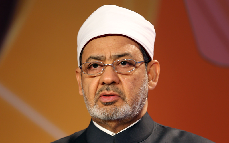 sheikh ahmed mohamed el tayeb egyptian imam of al azhar mosque photo reuters