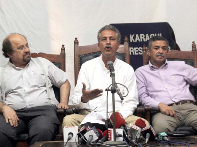 mqm s mayor nominee wasim akhtar centre sits alongside pti s firdous shamim naqvi left and mqm s arshad vohra right at kpc photo athar khan express mqm s mayor nominee wasim akhtar centre sits alongside pti s firdous shamim naqvi left and mqm s arshad vohra right at kpc photo athar khan express