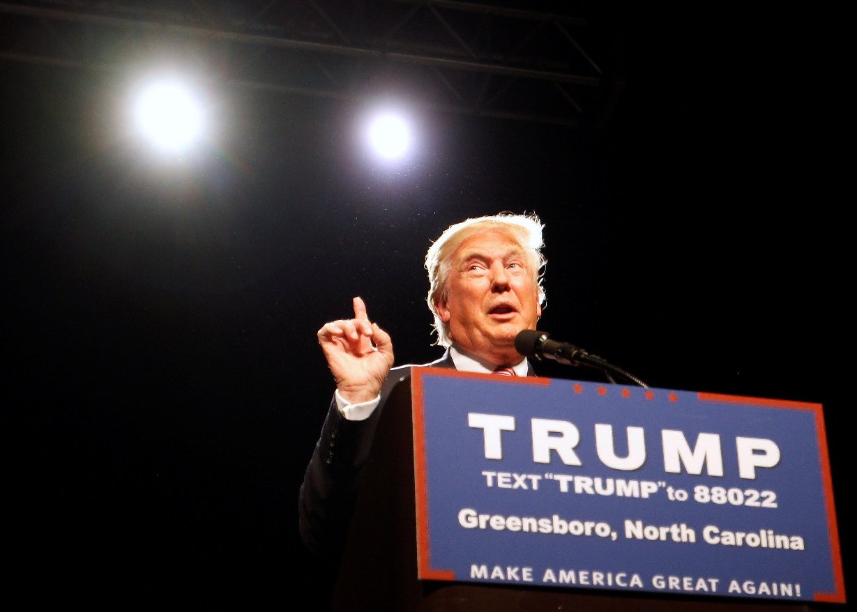 republican presidential candidate donald trump speaks at a campaign rally in greensboro north carolina on june 14 2016 photo reuters