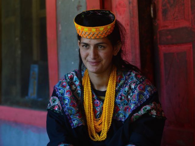 file photo of a kalash girl photo afp