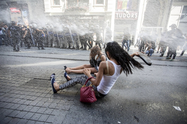riot police use a water cannon to disperse lgbt rights activist before a gay pride parade in central istanbul turkey june 28 2015 photo reuters riot police use a water cannon to disperse lgbt rights activist before a gay pride parade in central istanbul turkey june 28 2015 photo reuters