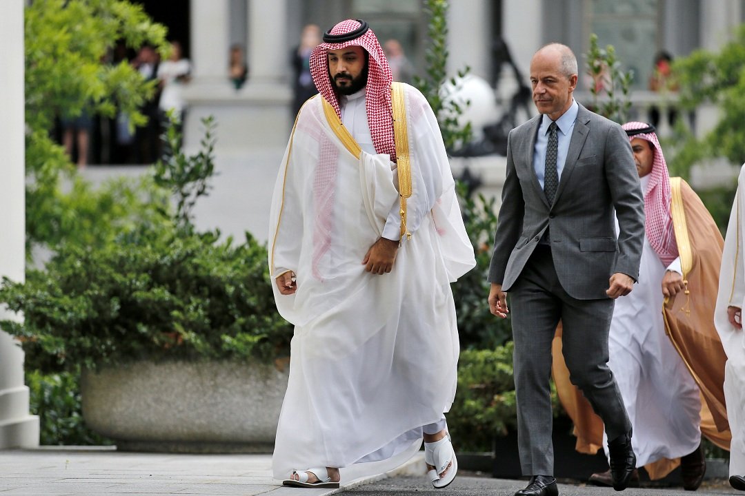 saudi arabia 039 s deputy crown prince and minister of defense mohammed bin salman l arrives at the oval office of the white house for a meeting with us president barack obama in washington u s june 17 2016 photo reuters