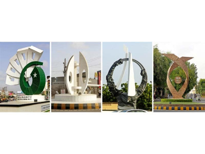 monumental change take a round of dha s roundabouts in karachi monumental change take a round of dha s roundabouts in karachi